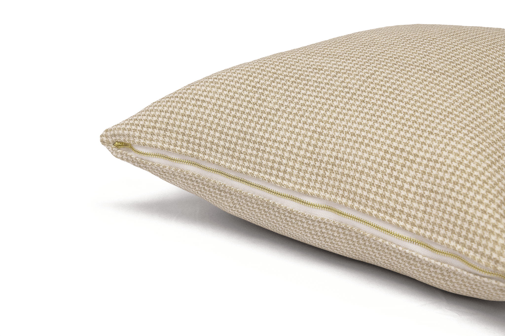 Oat Houndstooth Cushion Cover Cushion Cover Canadian Down & Feather Company
