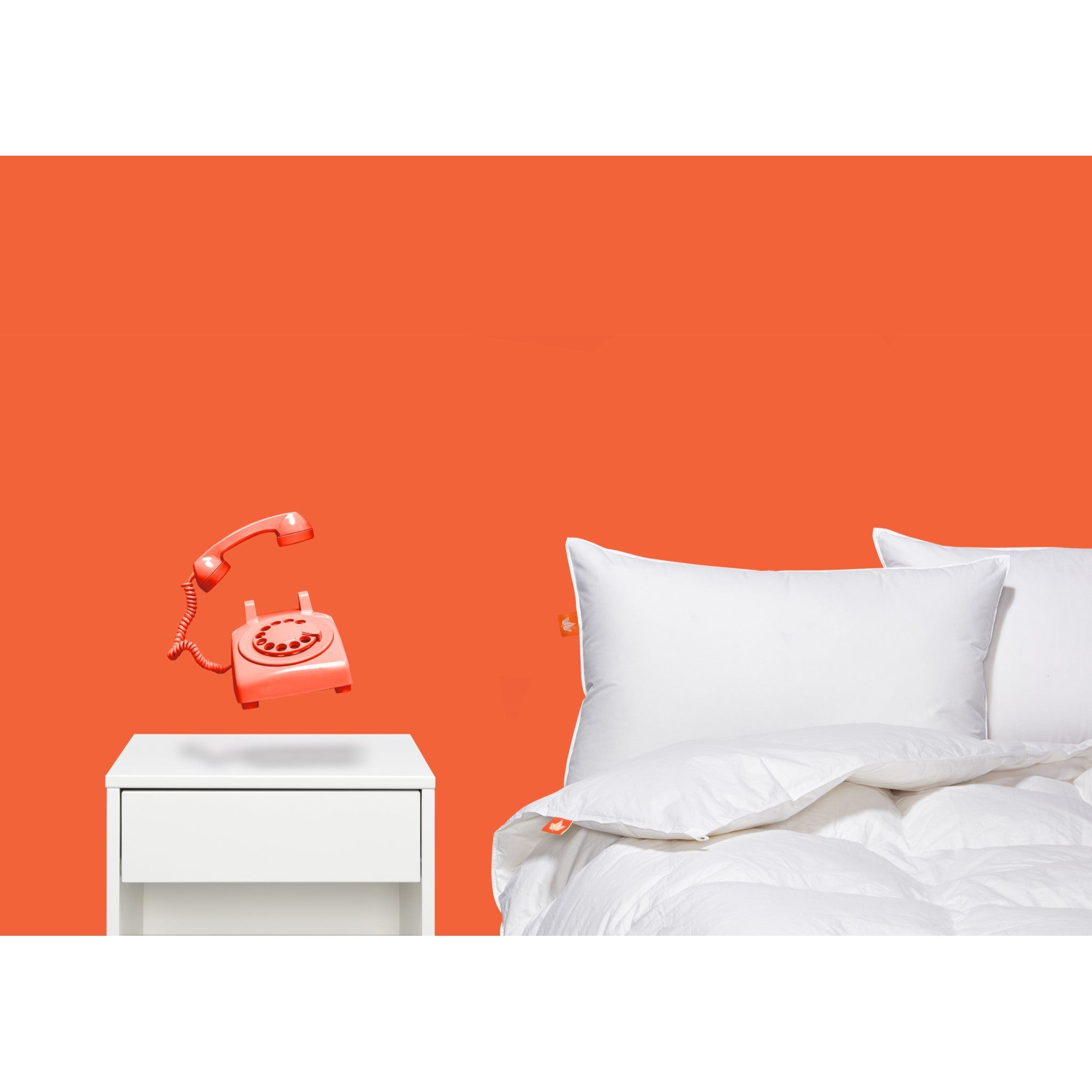 Oreiller de Duvet Blanc 625 Loft