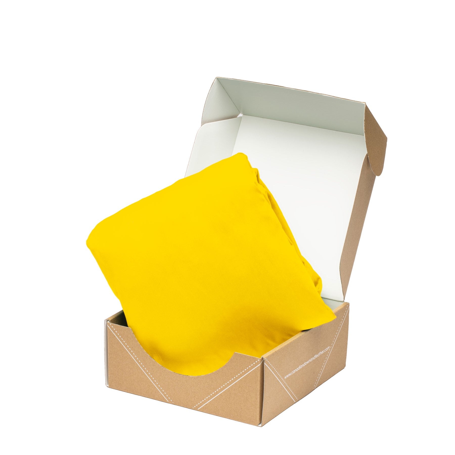 Maize Fitted Sheet - Canadian Down & Feather Company