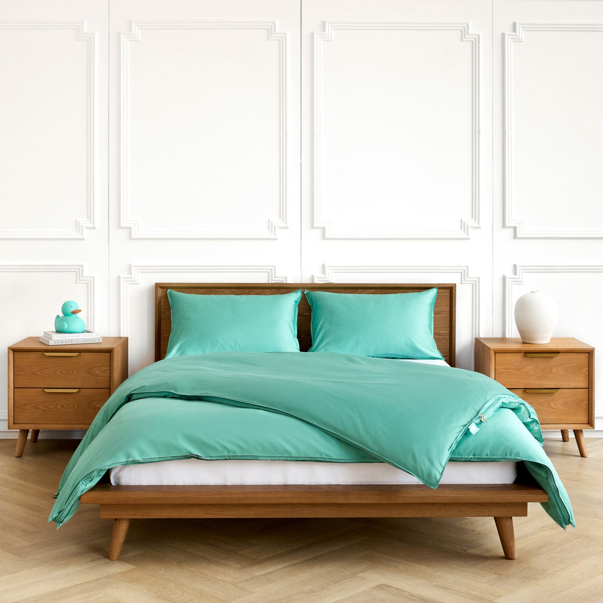 Taie d'Oreiller Enveloppe Turquoise