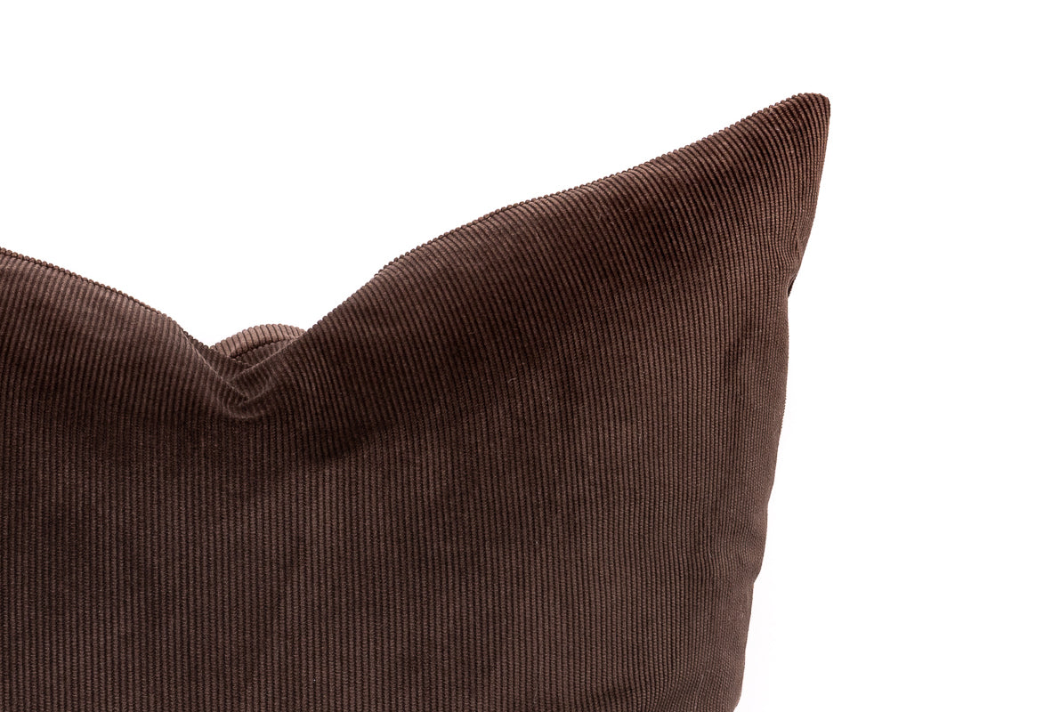 Chocolate Cord Cushion Cover Cushion Cover Canadian Down & Feather Company