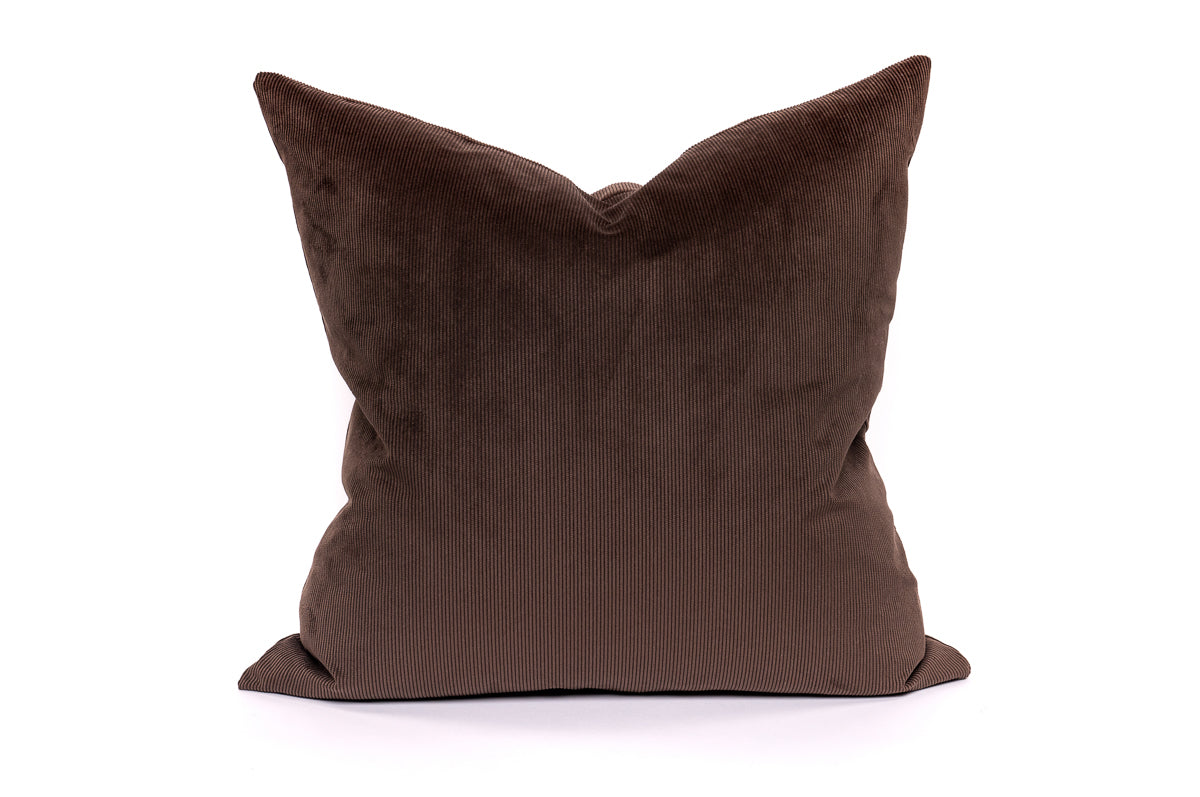 Chocolate Cord Cushion Cover Cushion Cover Canadian Down & Feather Company