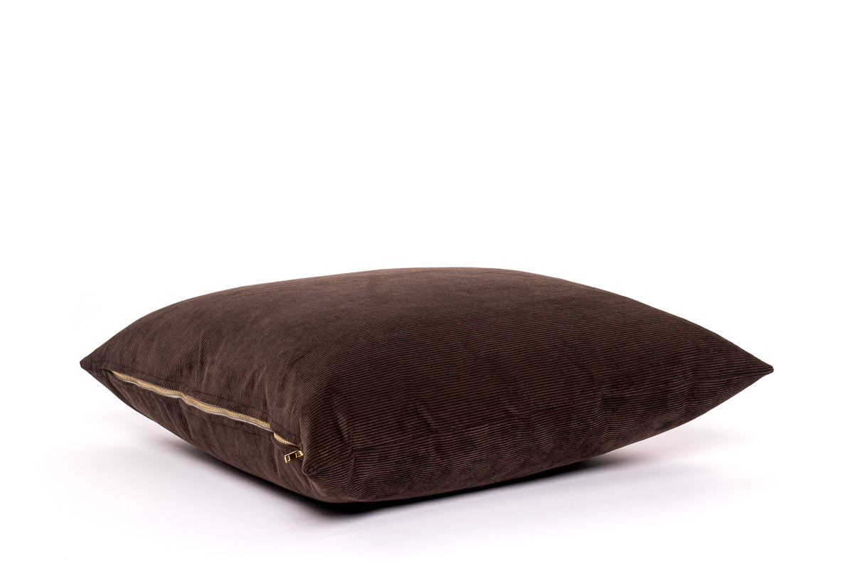 Chocolate Cord Cushion Cover Cushion Cover Canadian Down & Feather Company