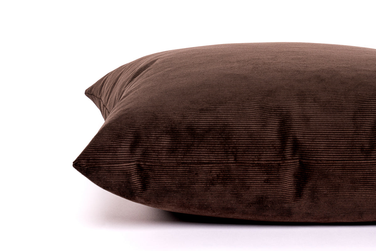Chocolate Cord Cushion Cover Cushion Cover Canadian Down & Feather Company
