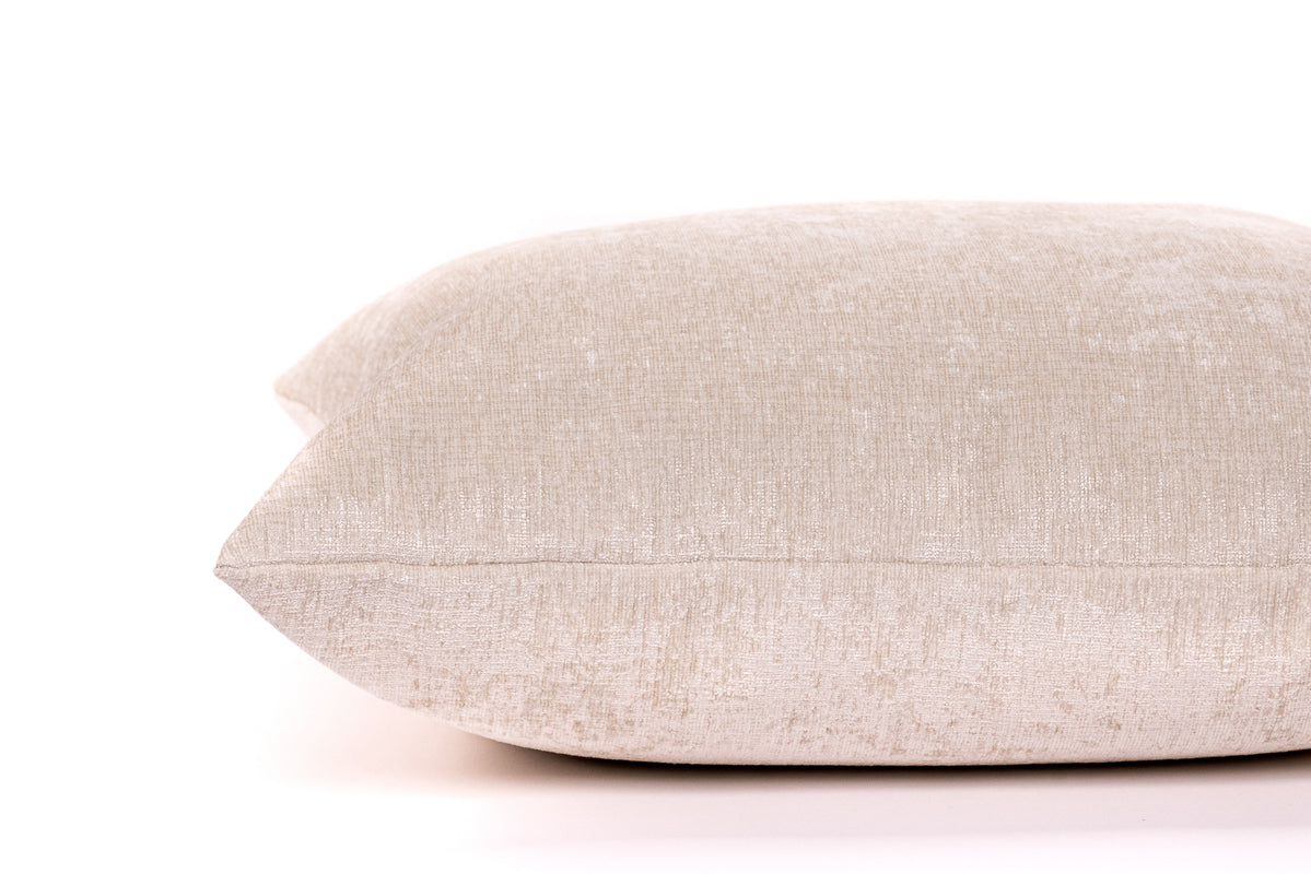 Ivory Chenille Cushion Cover Cushion Cover Canadian Down & Feather Company