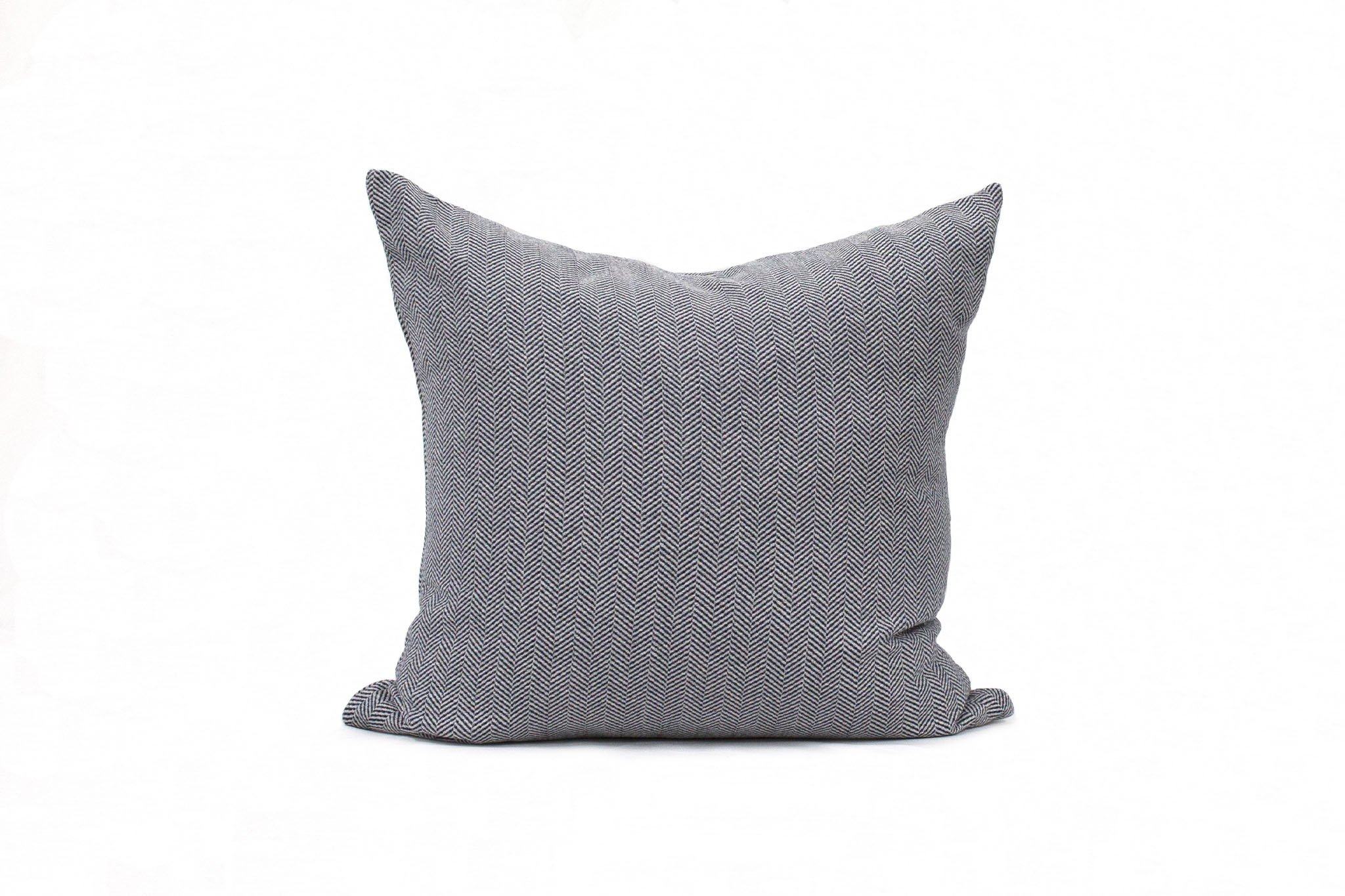 Denim Herringbone Cushion Cover Cushion Cover Canadian Down & Feather Company