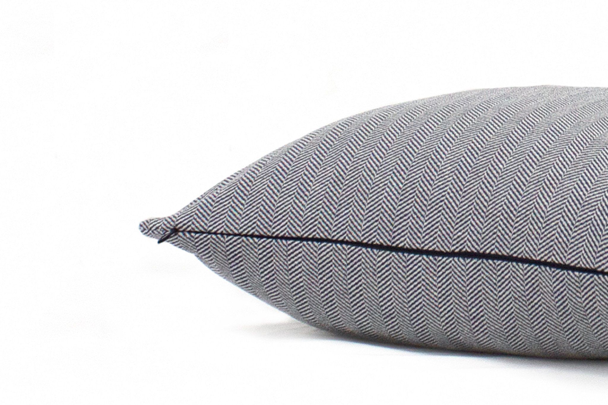 Denim Herringbone Cushion Cover Cushion Cover Canadian Down & Feather Company