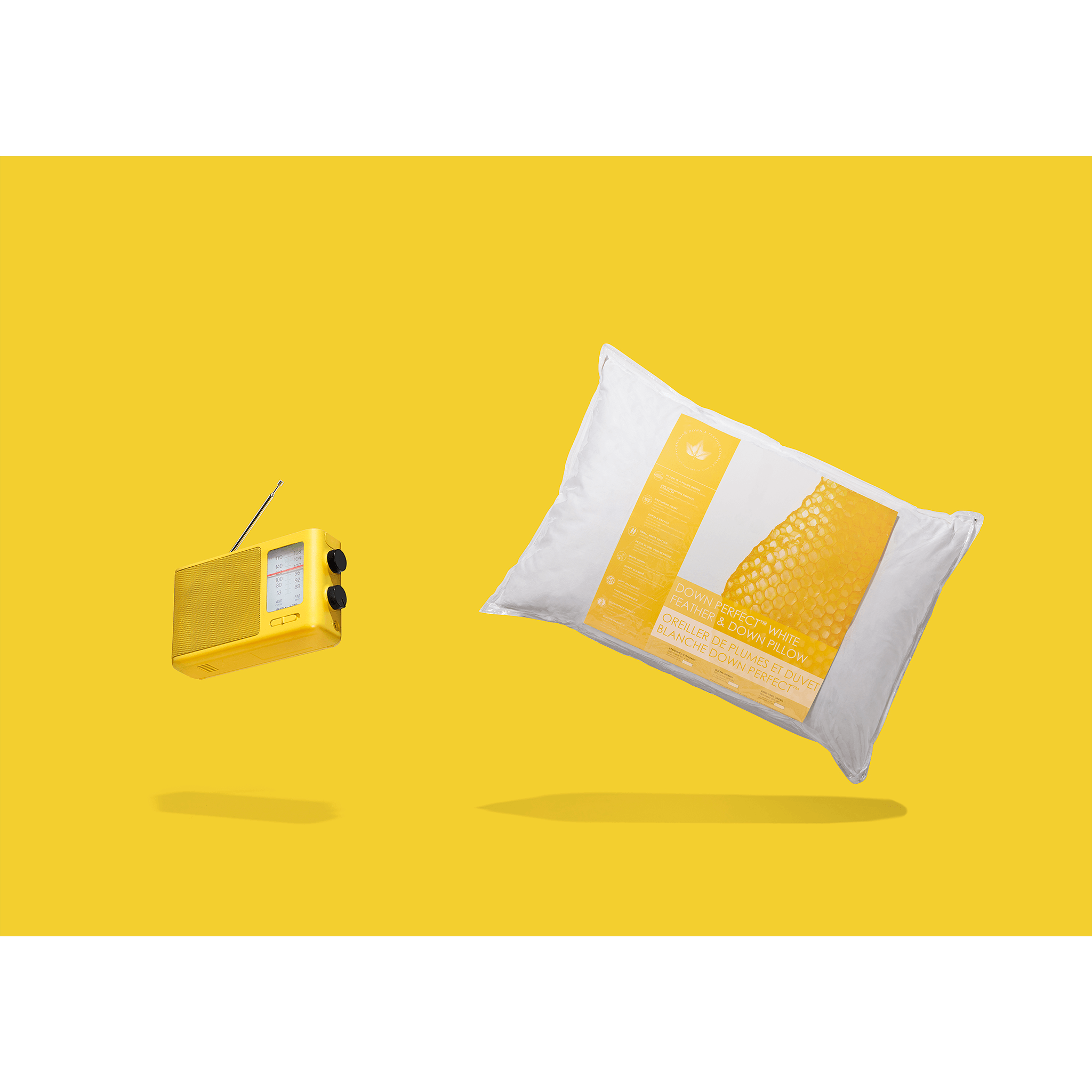 Down Perfect White Feather & Down Pillow Pillow Canadian Down & Feather Company