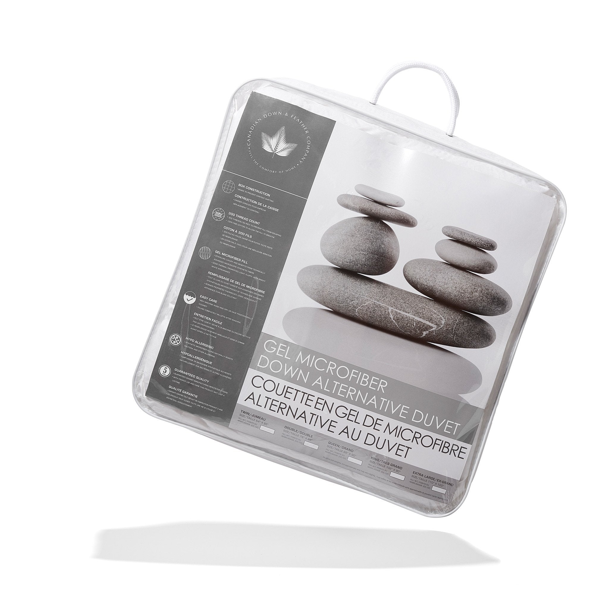 Gel Microfiber Down Alternative Duvet Duvet Canadian Down & Feather Company
