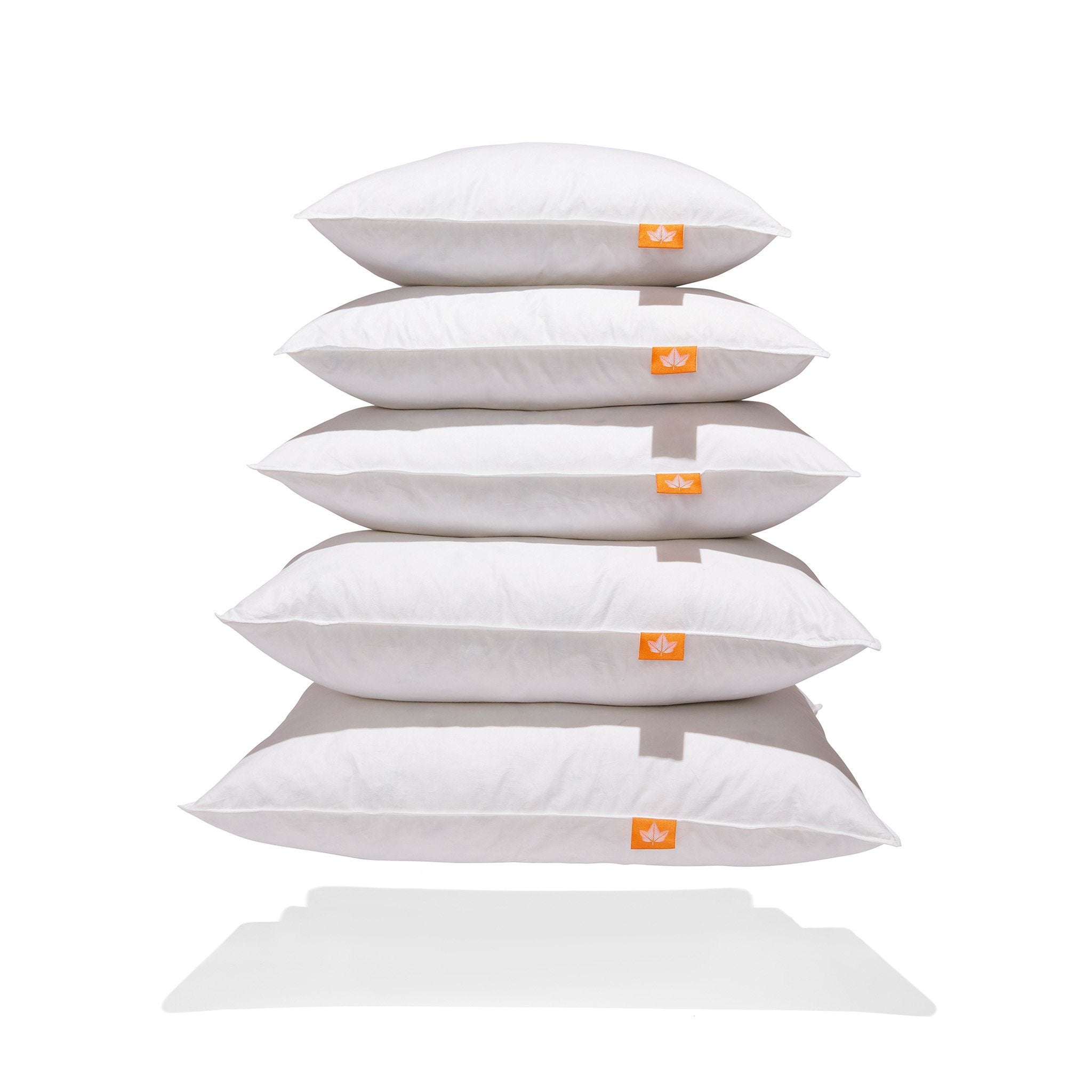 White Goose Feather Cushions Cushions Canadian Down & Feather Company