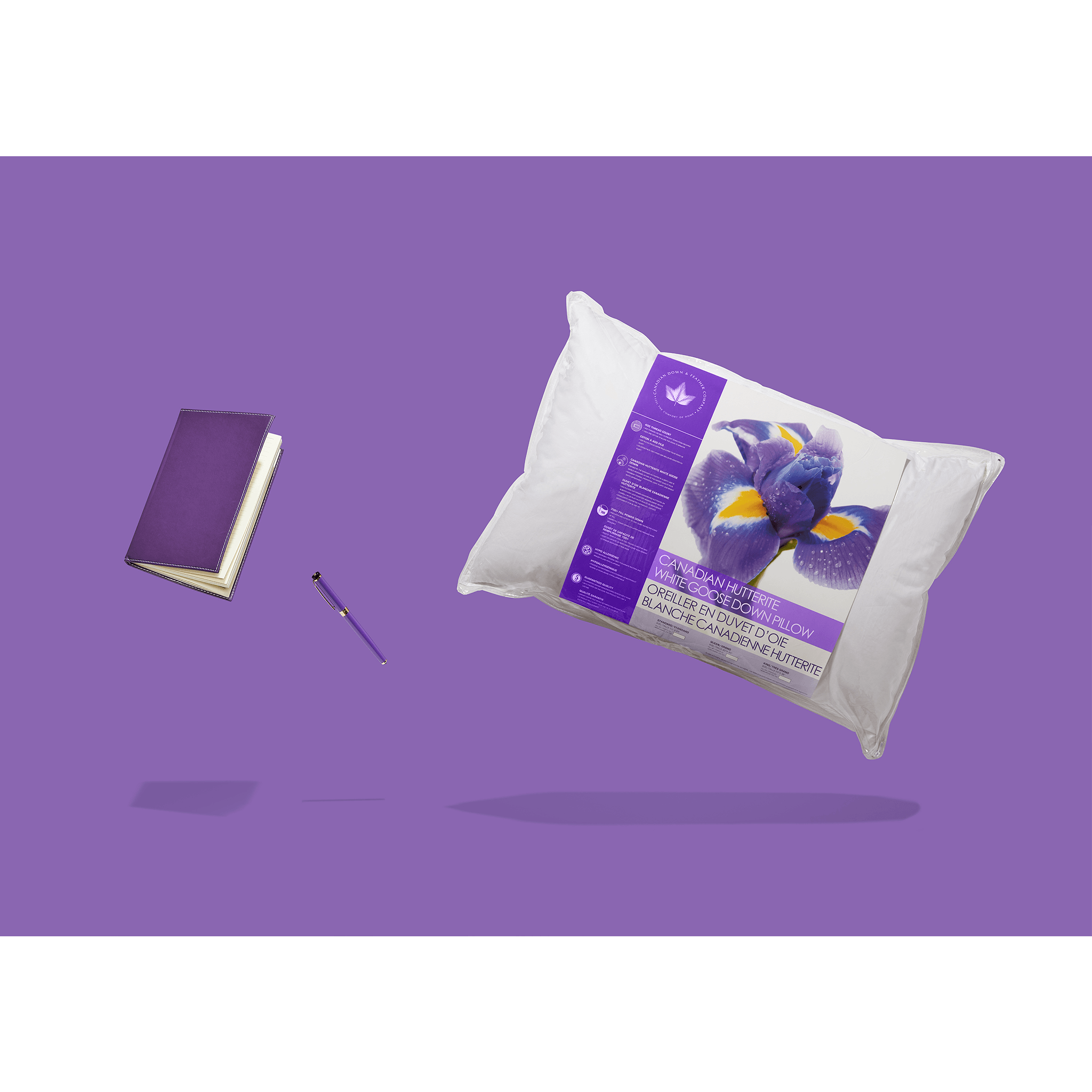 Hutterite Goose Down Pillow Pillow Canadian Down & Feather Company