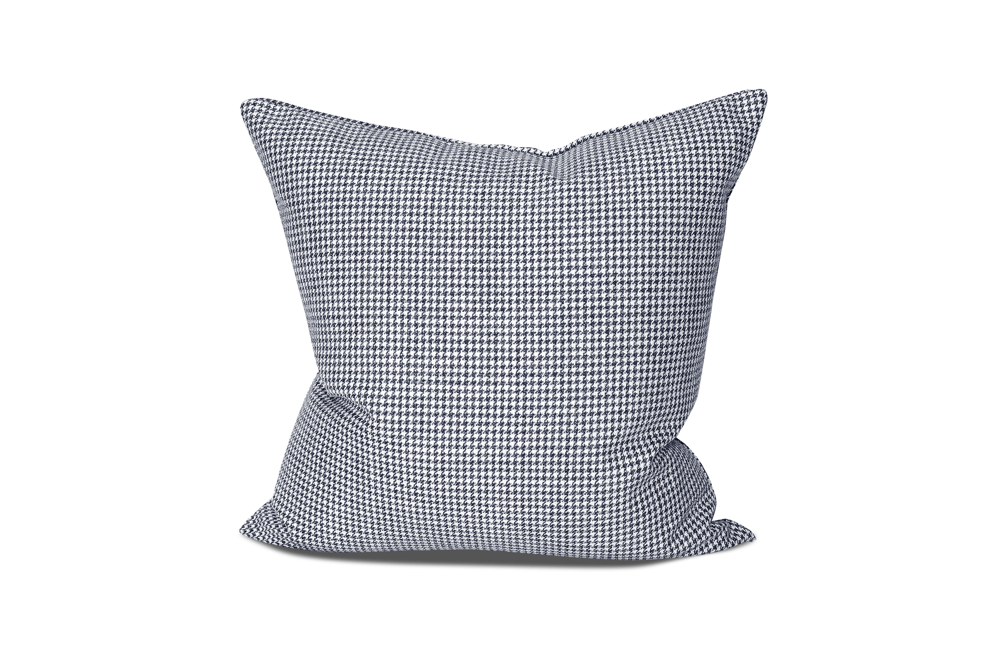 Indigo Houndstooth Cushion Cover Cushion Cover Canadian Down & Feather Company