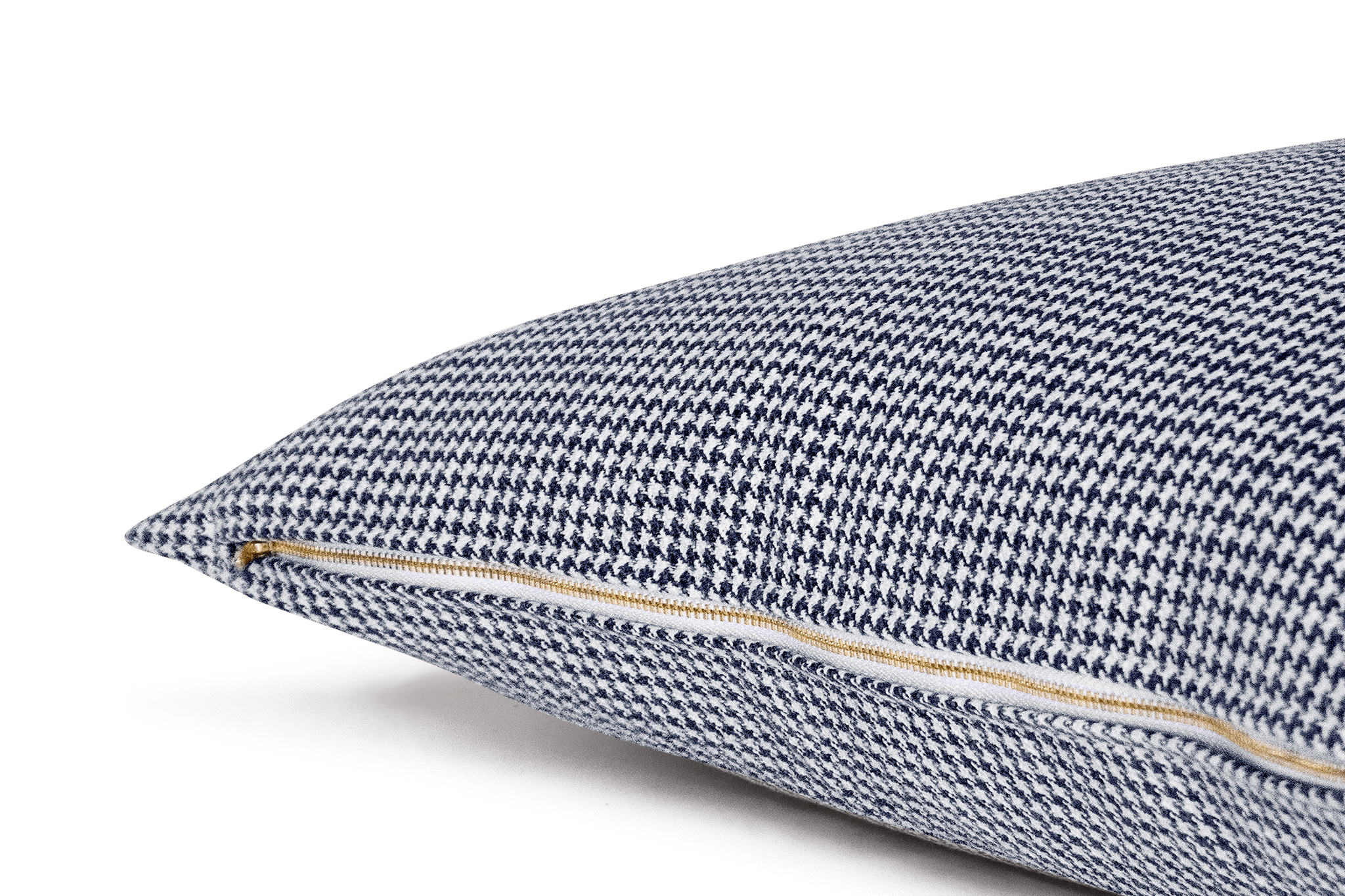 Indigo Houndstooth Cushion Cover Cushion Cover Canadian Down & Feather Company