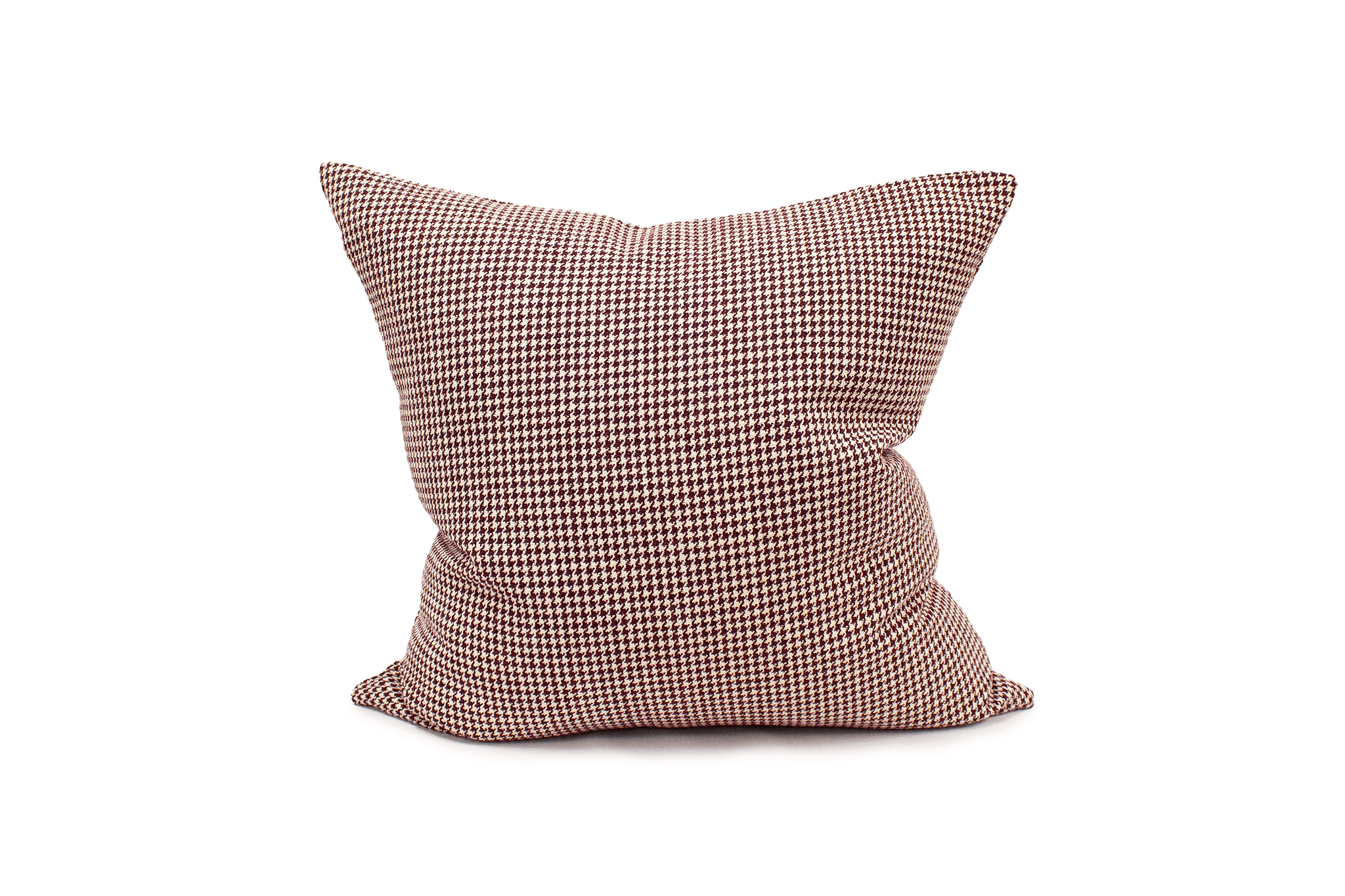 Crimson Houndstooth Cushion Cover Cushion Cover Canadian Down & Feather Company