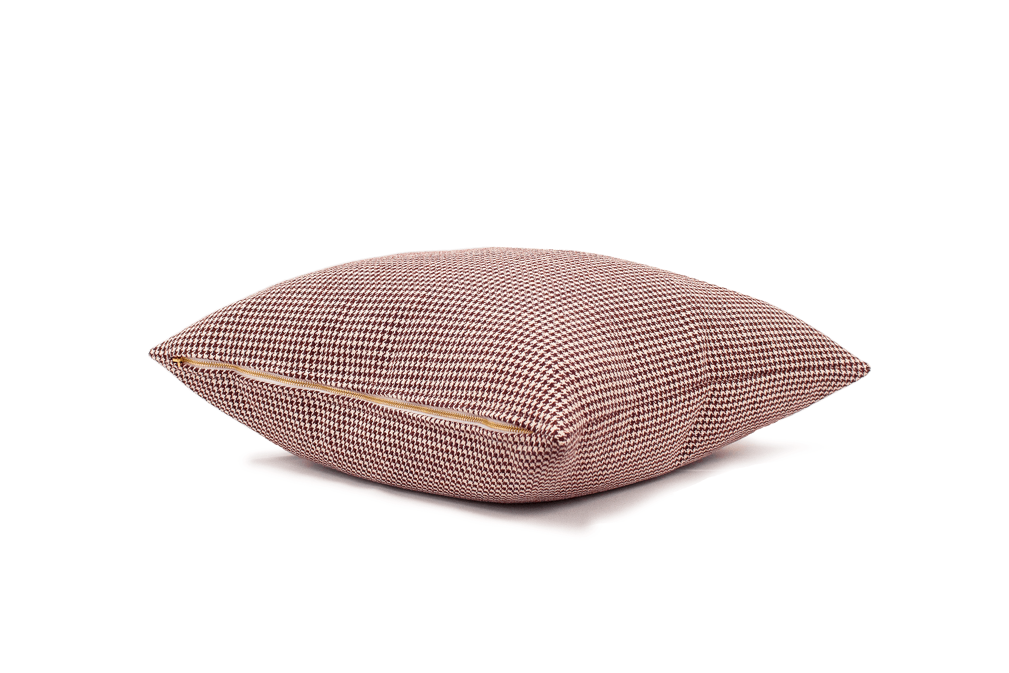 Crimson Houndstooth Cushion Cover Cushion Cover Canadian Down & Feather Company