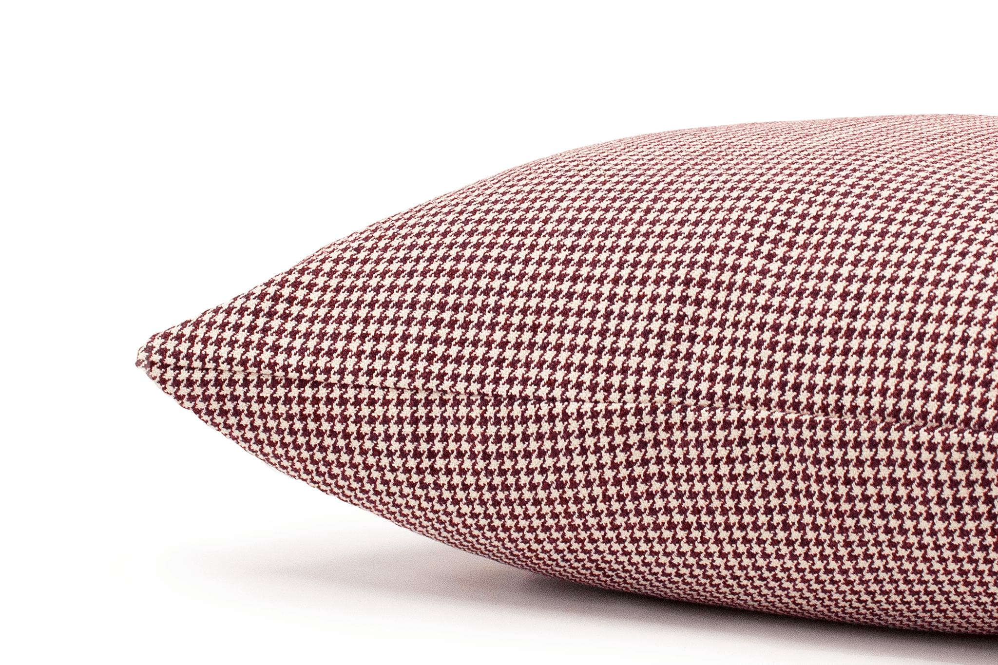 Crimson Houndstooth Cushion Cover Cushion Cover Canadian Down & Feather Company
