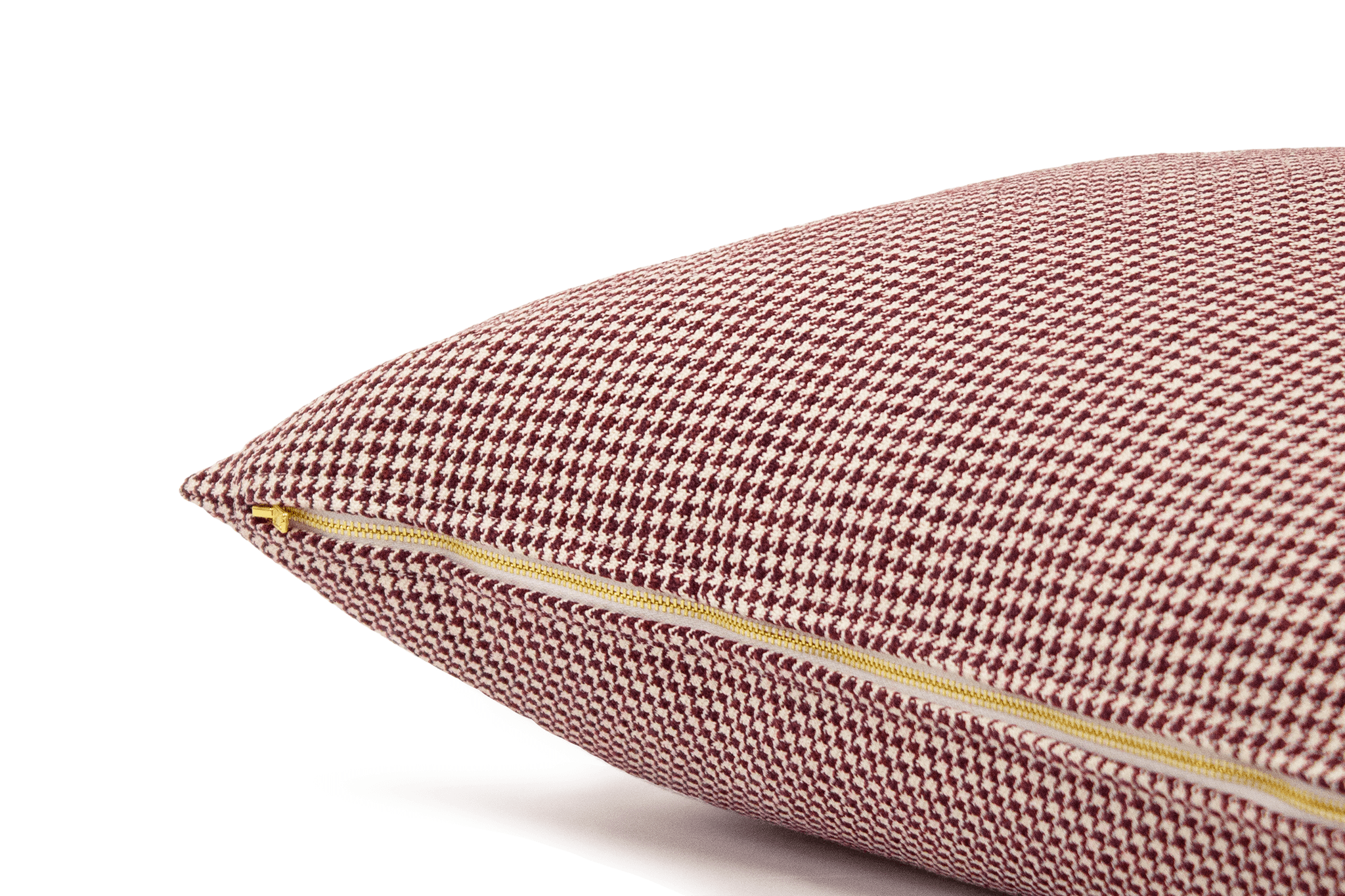 Crimson Houndstooth Cushion Cover Cushion Cover Canadian Down & Feather Company