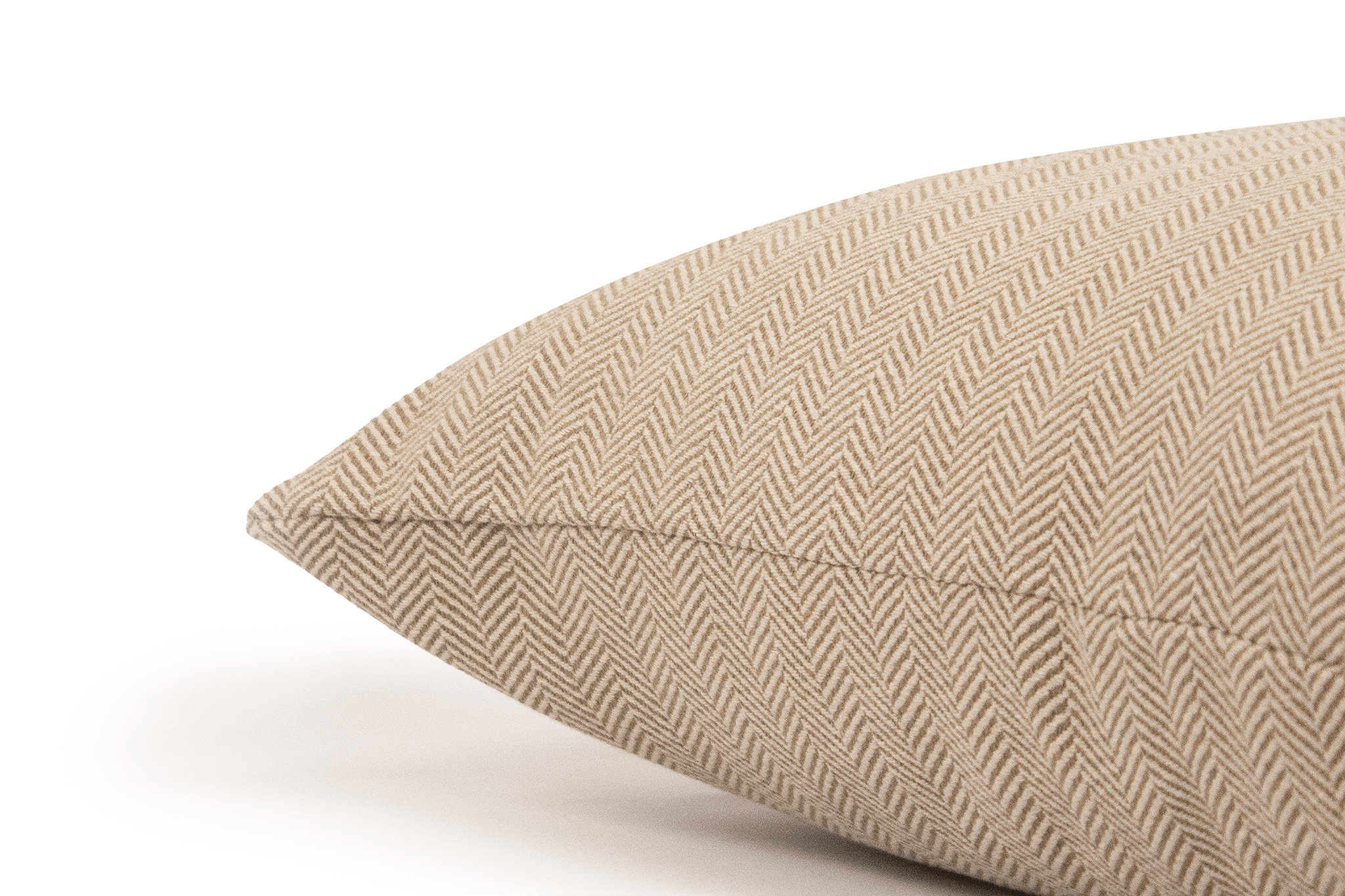 Mushroom Herringbone Cushion Cover Cushion Cover Canadian Down & Feather Company