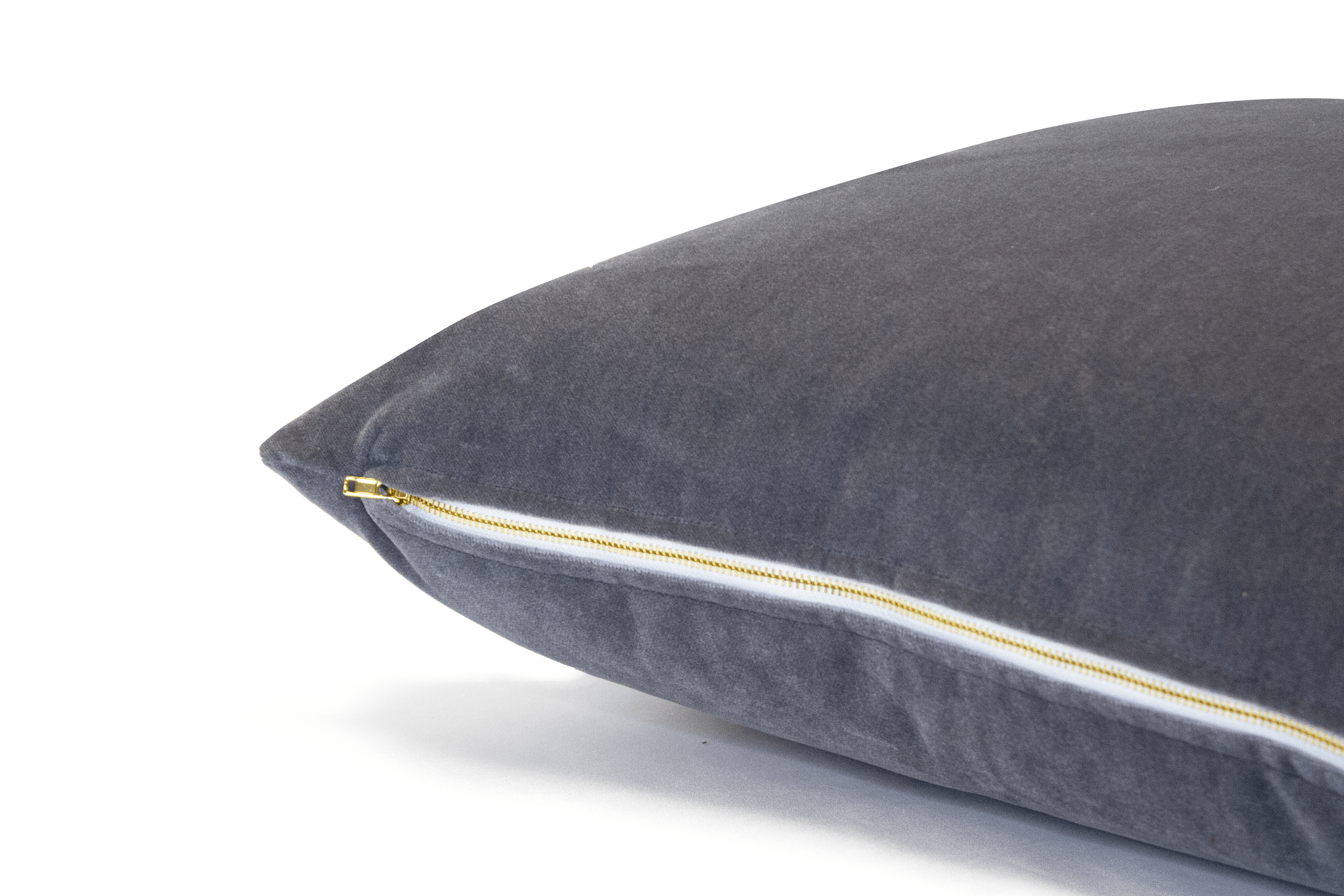Grey Velvet Cushion Cover Cushion Cover Canadian Down & Feather Company