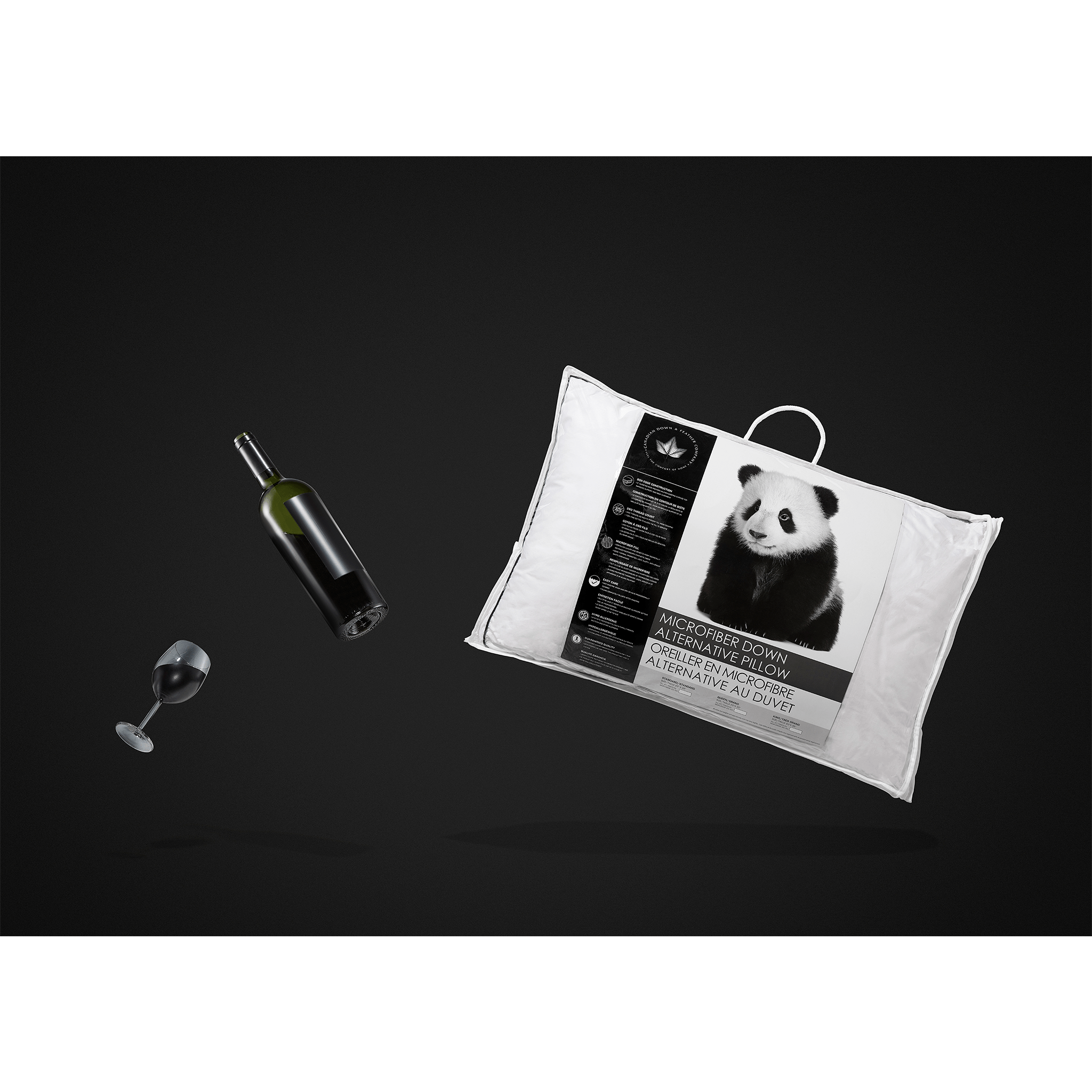 Microfiber Down Alternative Pillow Pillow Canadian Down & Feather Company