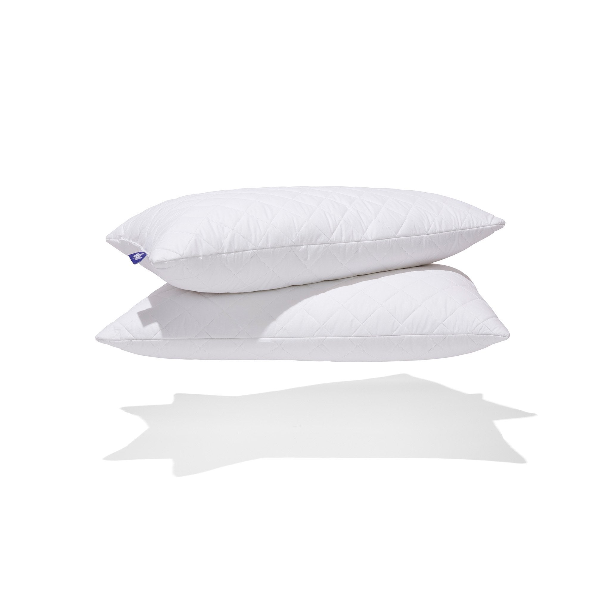 Quilted White Goose Feather Pillow Pillow Canadian Down & Feather Company