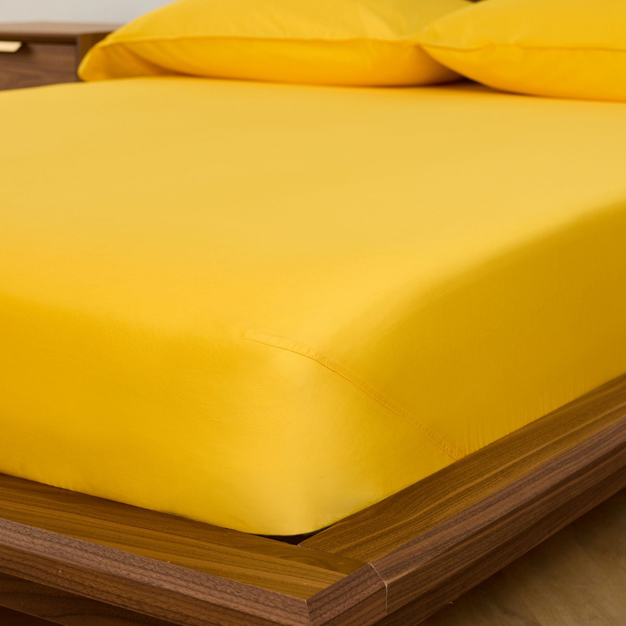 Maize Fitted Sheet - Canadian Down & Feather Company