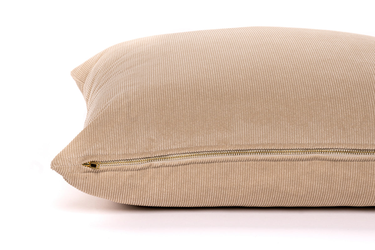 Tan Cord Cushion Cover Cushion Cover Canadian Down & Feather Company 