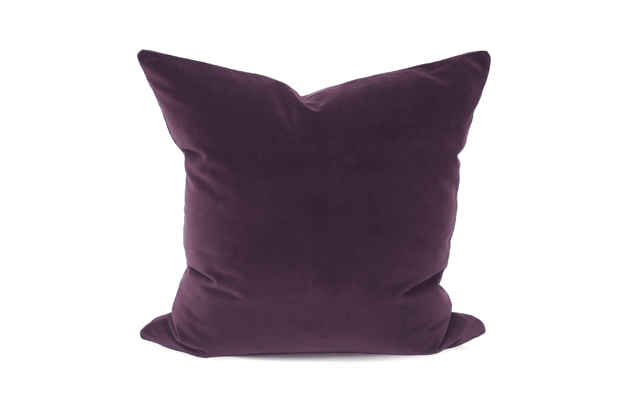 Plum Velvet Cushion Cover Cushion Cover Canadian Down & Feather Company 