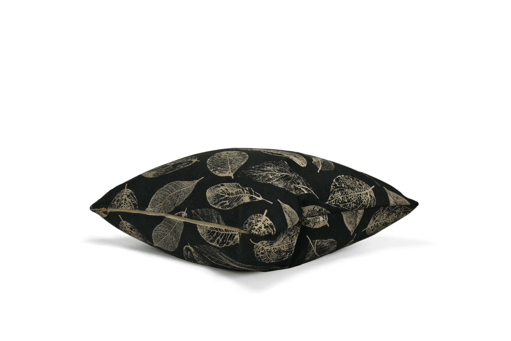 Black Leaf Cushion Cover Cushion Cover Canadian Down & Feather Company 