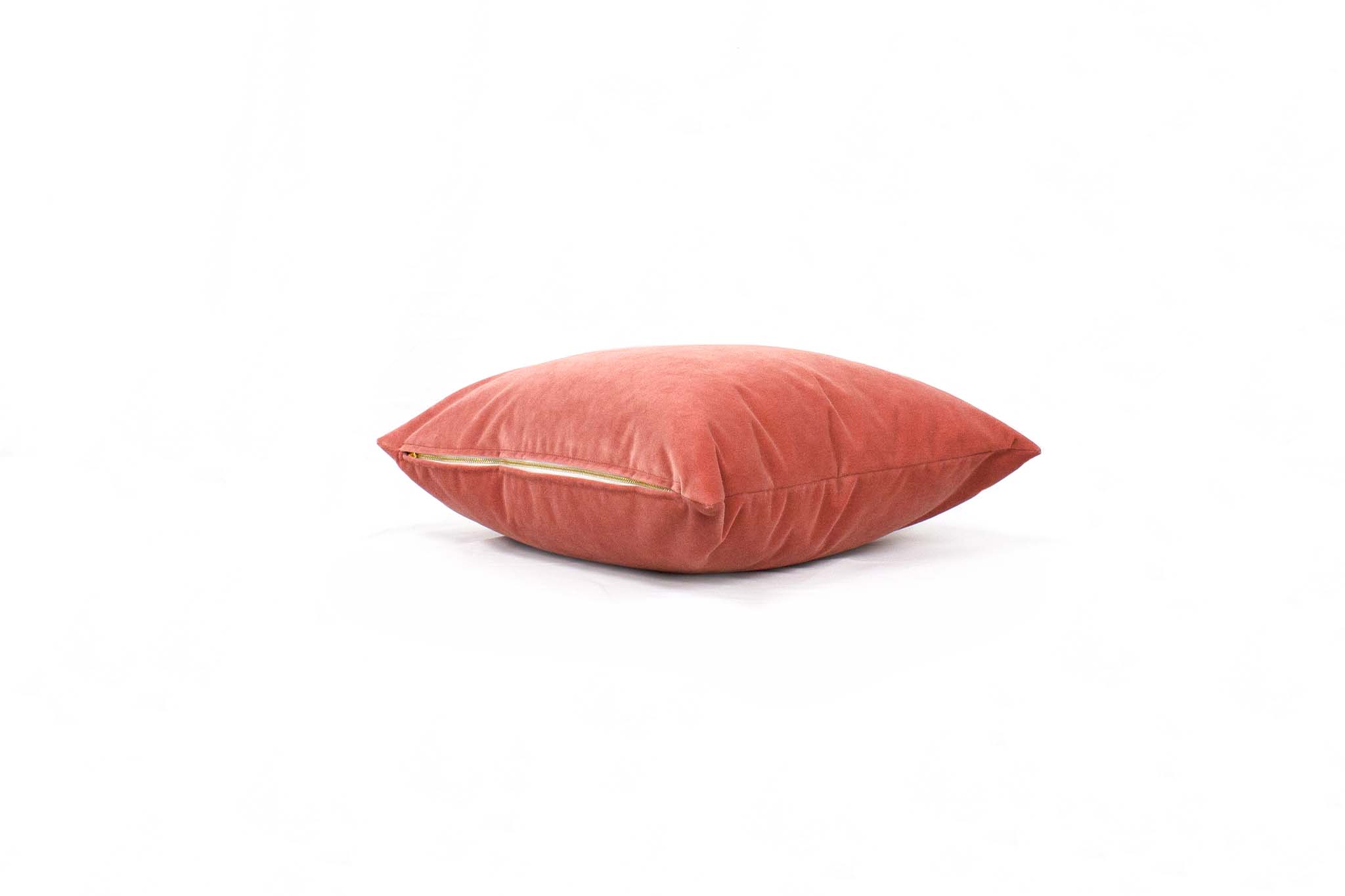 Coral Velvet Cushion Cover Cushion Cover Canadian Down & Feather Company 