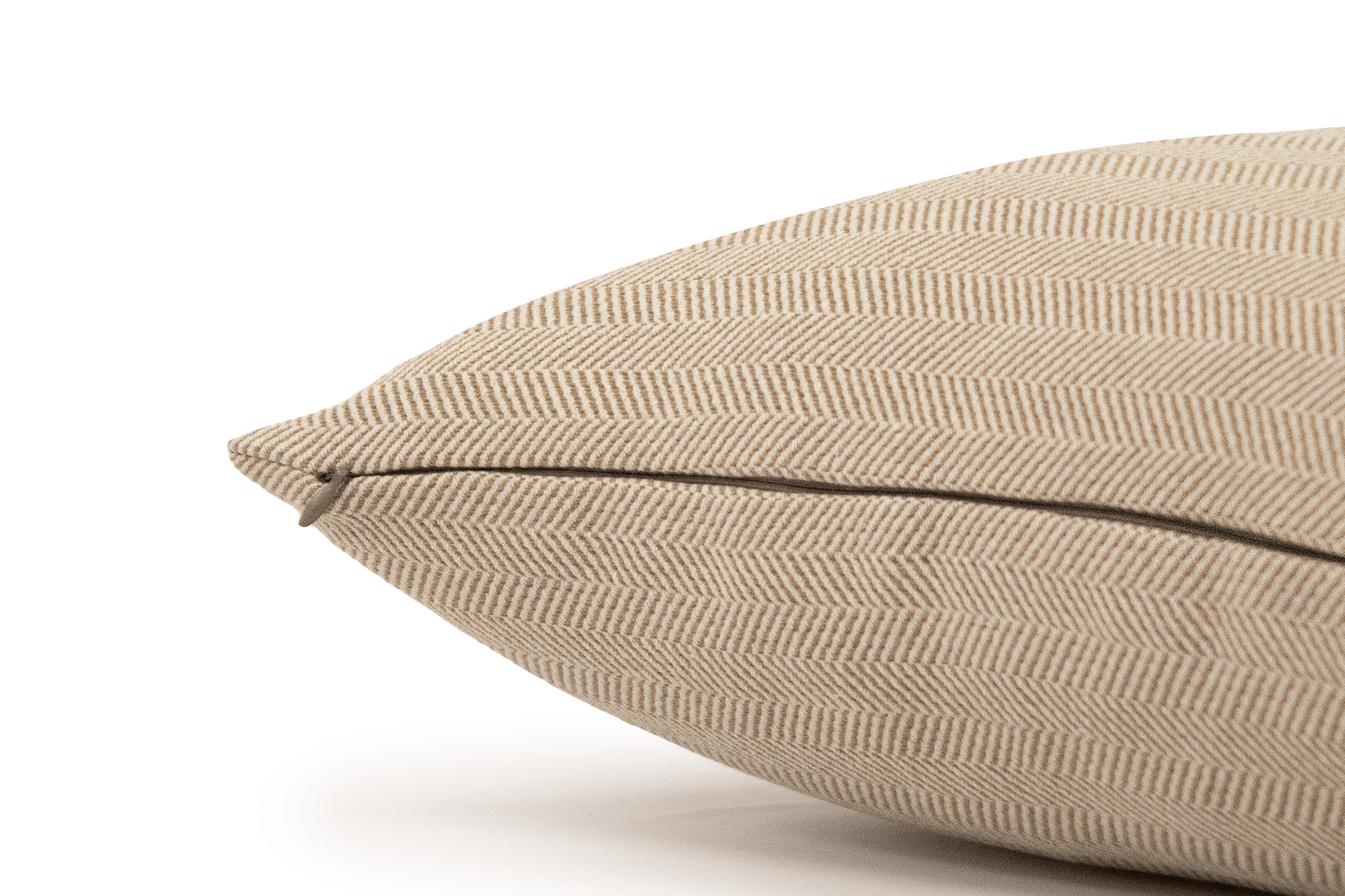 Mushroom Herringbone Cushion Cover Cushion Cover Canadian Down & Feather Company 