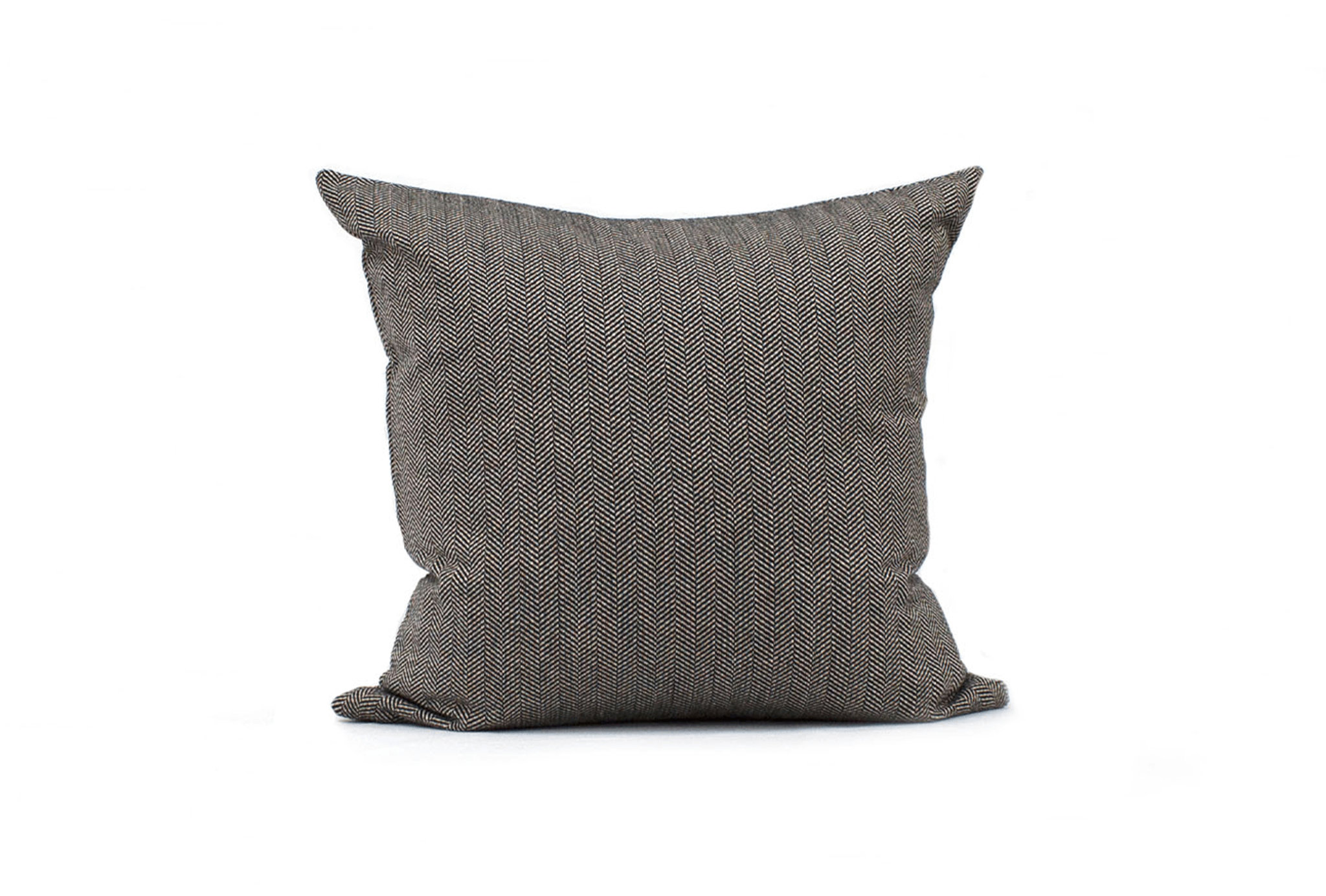 Noir Herringbone Cushion Cover Cushion Cover Canadian Down & Feather Company 